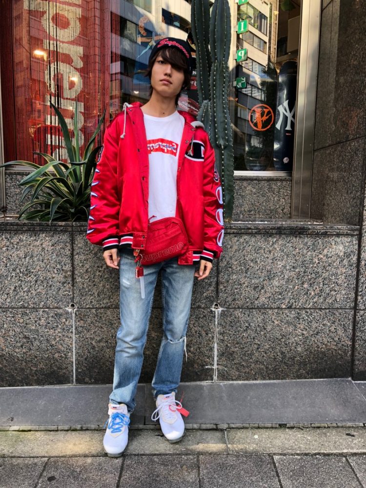 Supreme　Sup シュプリーム　メメモリ　 ストリートスナップ　大阪　osaka SNAP STREETSNAP